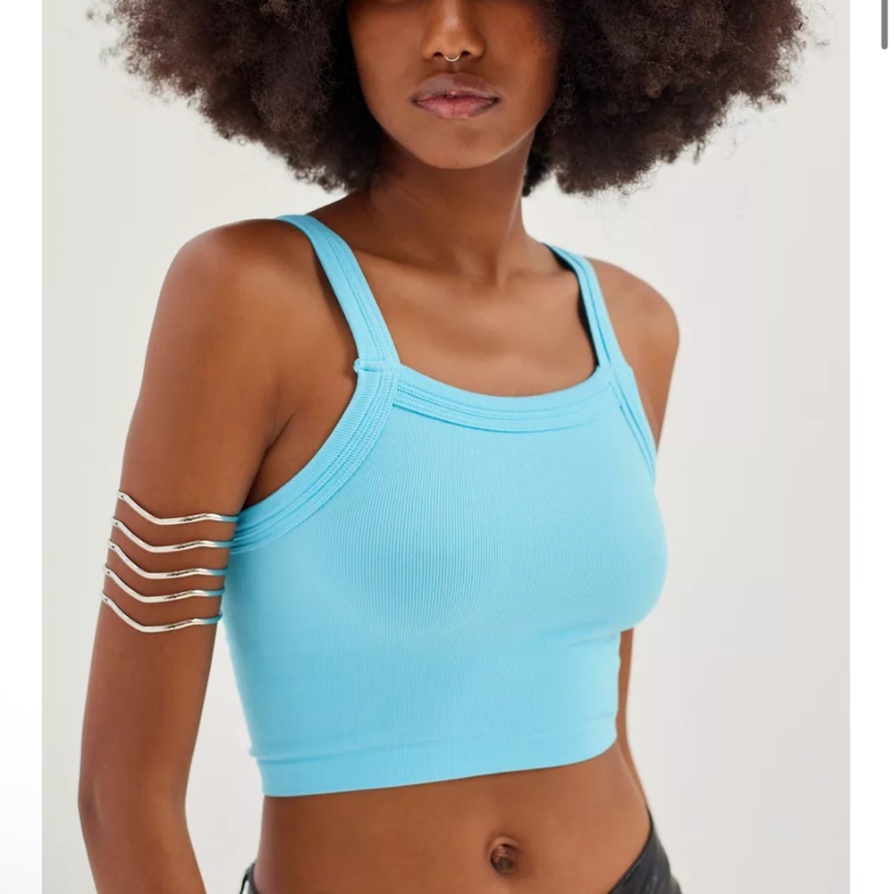 2 UO bra tops - Pink &Yellow